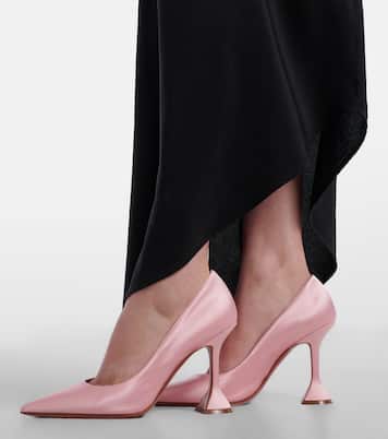 Pumps Ami aus Satin | Amina Muaddi