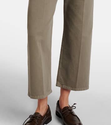 High-Rise Cropped Jeans | Brunello Cucinelli