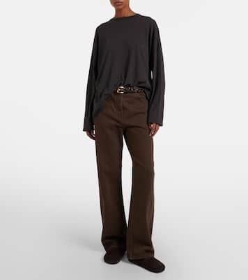Camiseta oversized Floris de jersey de algodón | The Row