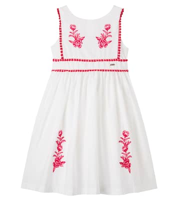 Floral embroidered cotton dress | Patachou