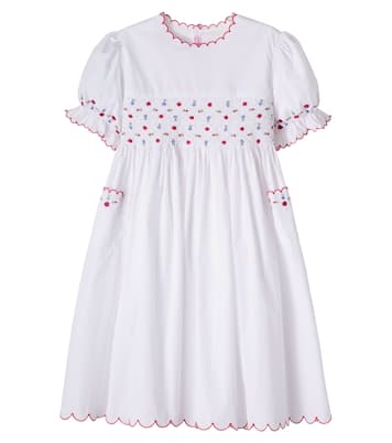 Delilah smocked cotton dress | La Coqueta