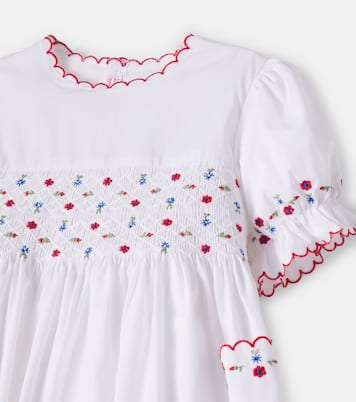 Delilah smocked cotton dress | La Coqueta