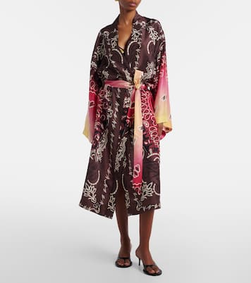 Bedrucktes Cover-up aus Seide | The Attico