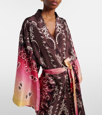 Bedrucktes Cover-up aus Seide | The Attico