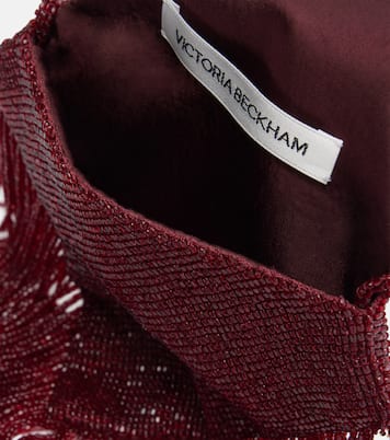 Manhattan beaded satin pouch | Victoria Beckham