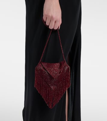 Manhattan beaded satin pouch | Victoria Beckham