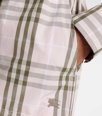 Burberry Check cotton shorts | Burberry