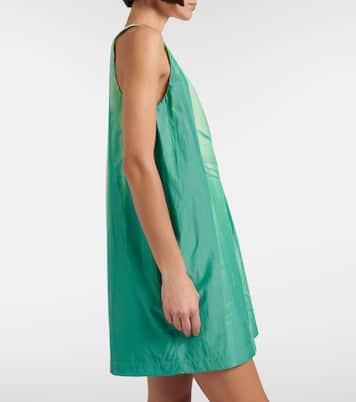 Bedrucktes Minikleid aus Leder | Loewe