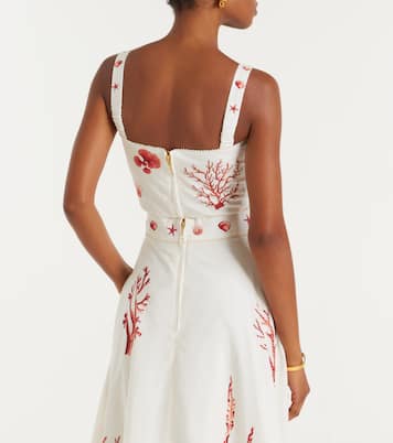 Cropped-Top Cacao aus Baumwolle | Agua by Agua Bendita