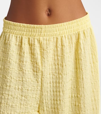 Mika seersucker wide-leg pants | Jade Swim