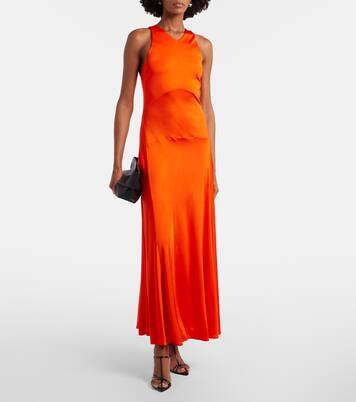 Vestido largo Naia de jersey | Proenza Schouler