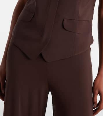 Weste aus Crêpe | Norma Kamali