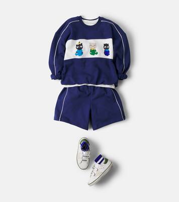 Printed cotton sweatshirt | Mini Rodini