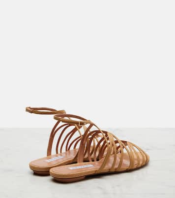 Serenade raffia sandals | Aquazzura