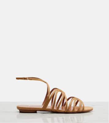 Serenade raffia sandals | Aquazzura