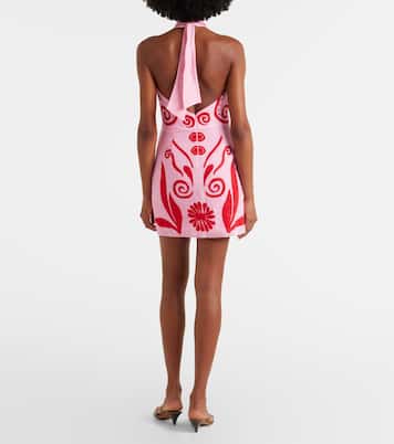 Robe Veneta en lin imprimée | Cala de la Cruz