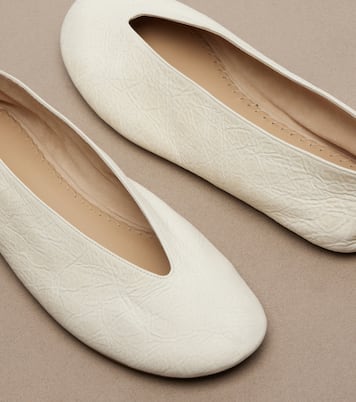 Fay leather ballet flats | The Row