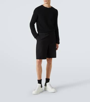 Oversized leather sneakers | McQueen