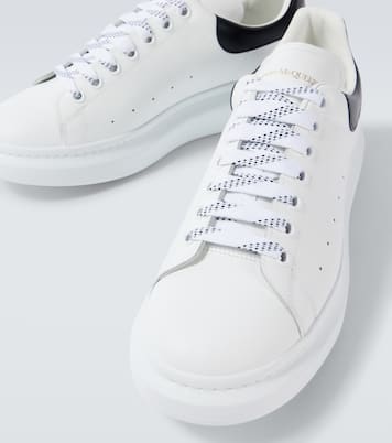 Oversized leather sneakers | McQueen