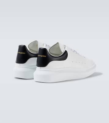 Oversized leather sneakers | McQueen