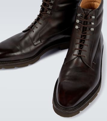 Alder leather lace-up boots | John Lobb