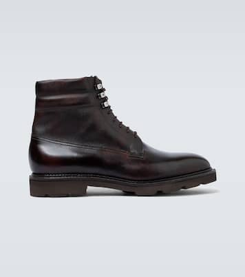 Alder leather lace-up boots | John Lobb