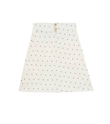 Jupe Swan en lin mélangé à pois | The Animals Observatory