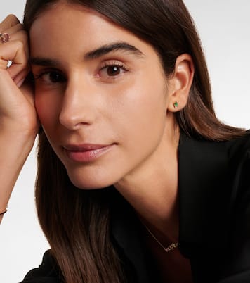 Boucles d'oreilles Fireworks en or 18 ct, diamants et émeraudes | Suzanne Kalan