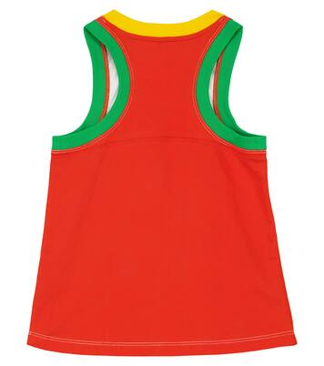 Stella Sport printed cotton tank top | Stella McCartney Kids