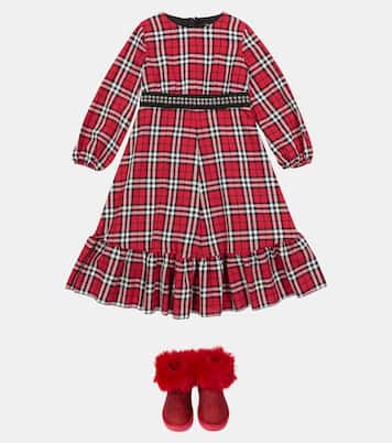 Robe à carreaux | Monnalisa