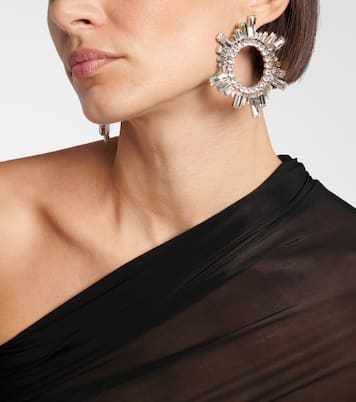 Ohrringe Begum mit Kristallen | Amina Muaddi