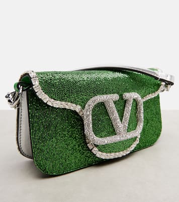 Locò Small beaded shoulder bag | Valentino Garavani