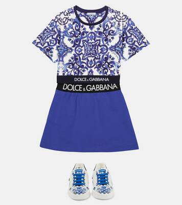 Printed cotton jersey T-shirt | Dolce&Gabbana Kids