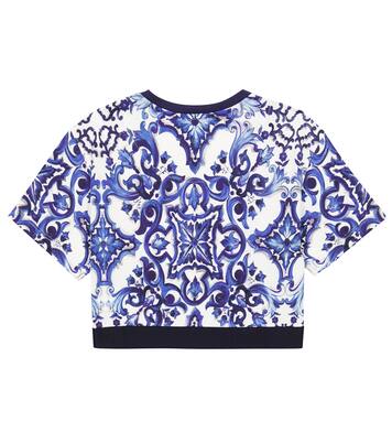 Printed cotton jersey T-shirt | Dolce&Gabbana Kids