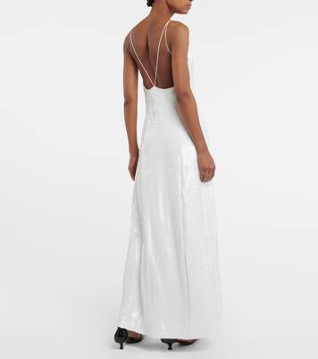 Midikleid mit Pailletten | Khaite