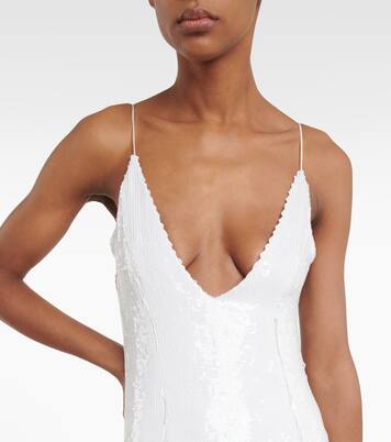 Midikleid mit Pailletten | Khaite