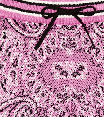 Cotton and cashmere bandana shorts | Amiri Kids