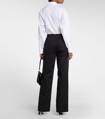 Cotton-blend gabardine cargo pants | Prada