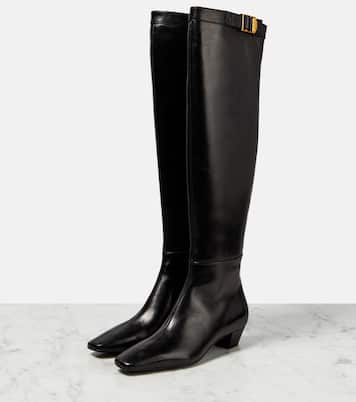 Overknee-Stiefel aus Leder | Tom Ford