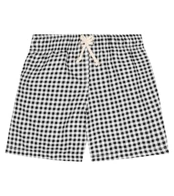 Ibiza gingham swim shorts | Suncracy