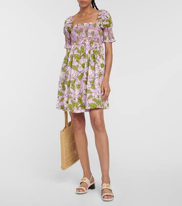 Robe en coton à fleurs | Tory Burch