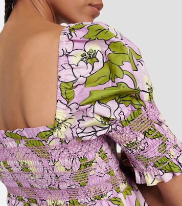 Robe en coton à fleurs | Tory Burch