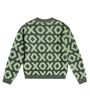 Pullover Face aus Wolle und Baumwolle | Acne Studios Kids