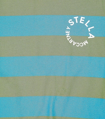 Striped cotton-blend T-shirt | Stella McCartney Kids
