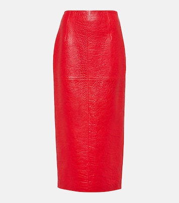 Leather pencil skirt | Prada