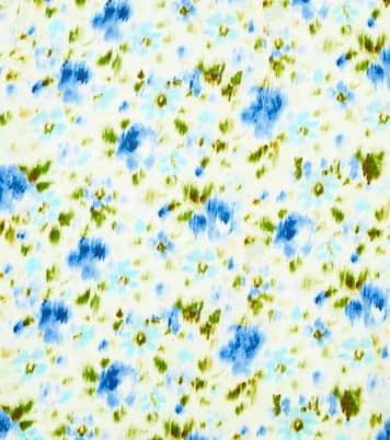 Tyla floral cotton-blend turtleneck top | Morley