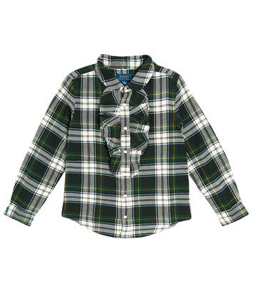 Ruffled checked cotton shirt | Polo Ralph Lauren Kids