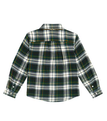 Ruffled checked cotton shirt | Polo Ralph Lauren Kids