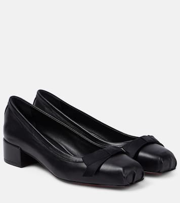 Mamaflirt 30 bow-detail leather pumps | Christian Louboutin