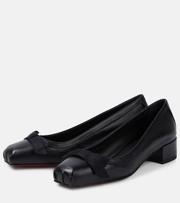 Mamaflirt 30 bow-detail leather pumps | Christian Louboutin